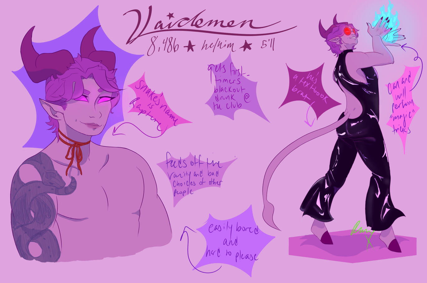 character sheet | $55