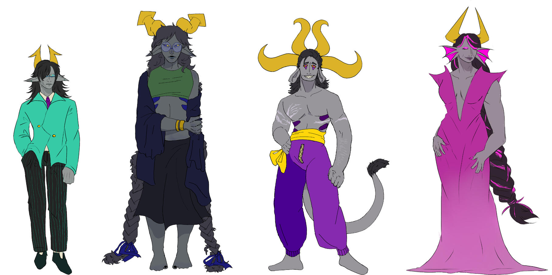 flat colour w/ 3 extra characters | $70 flat colour w/ 3 extra characters | $70